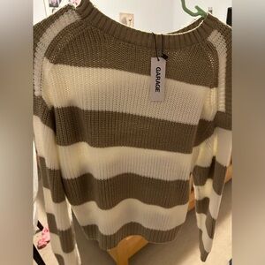 garage sweater new